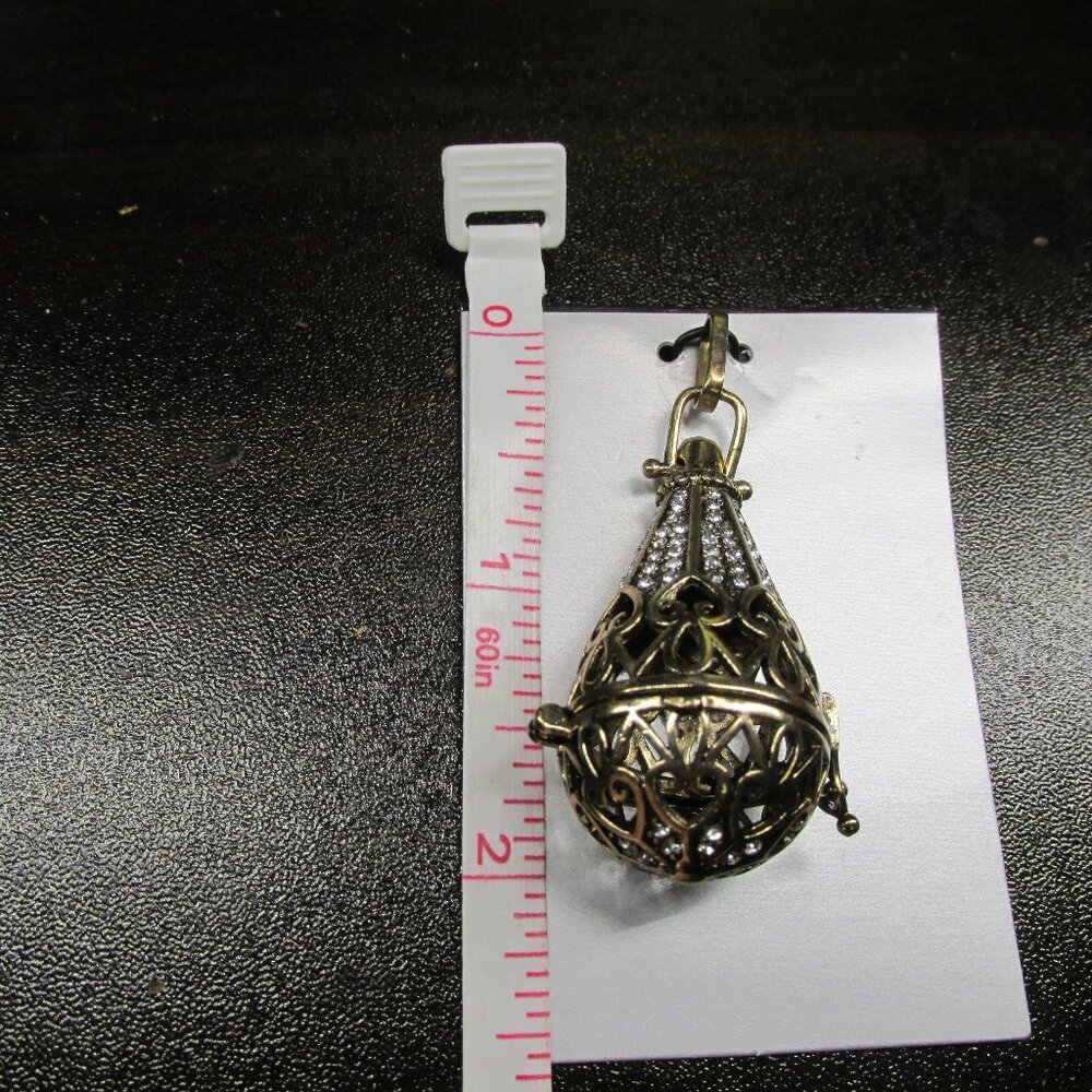 Prayer Box - Antique Gold Tone -